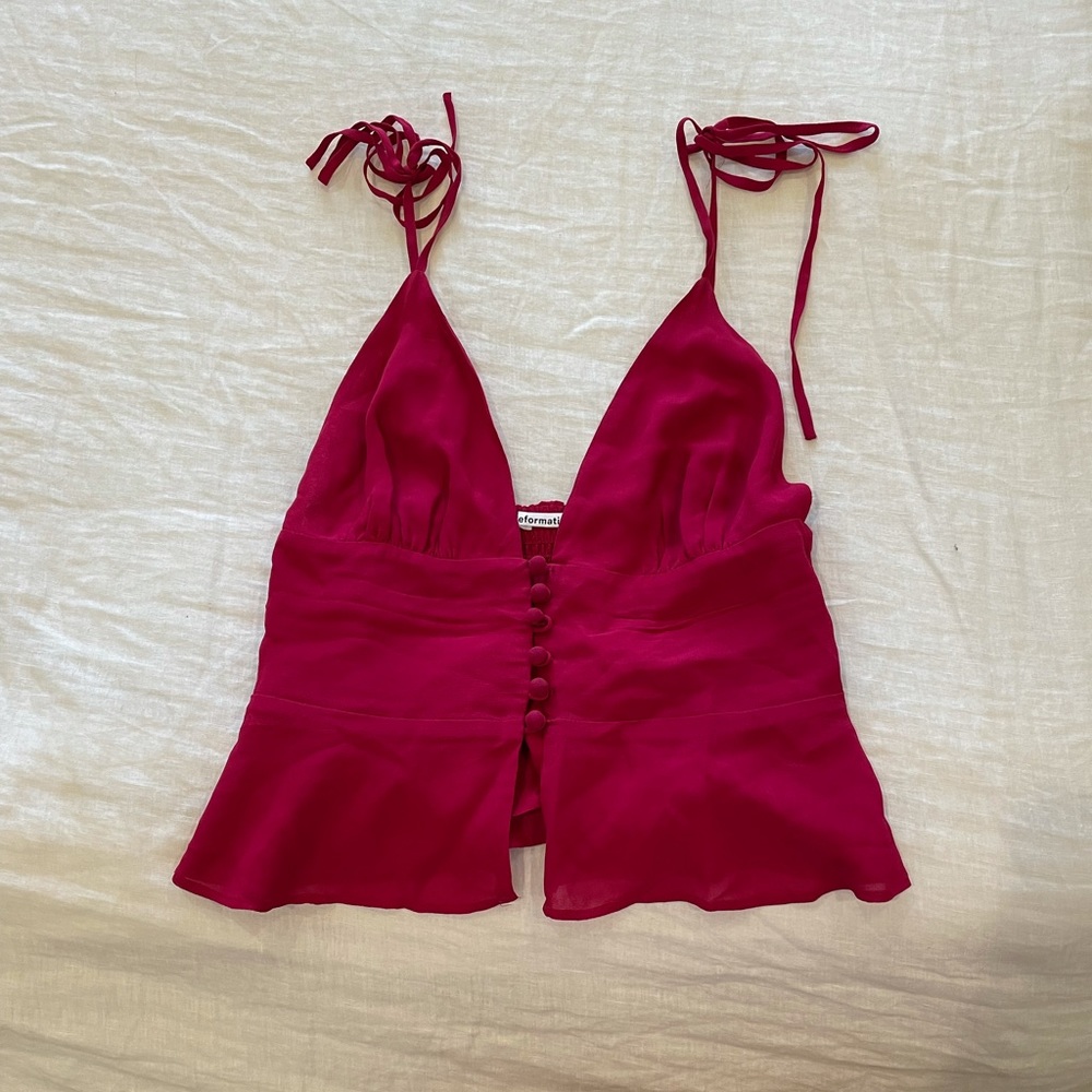 Red reformation tank!! Only worn once